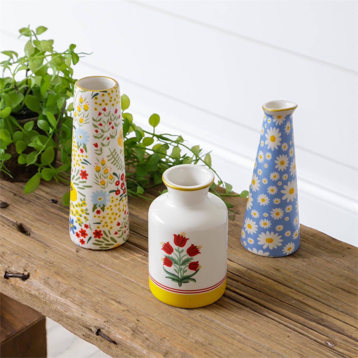 Scattered Petals Bud Vases