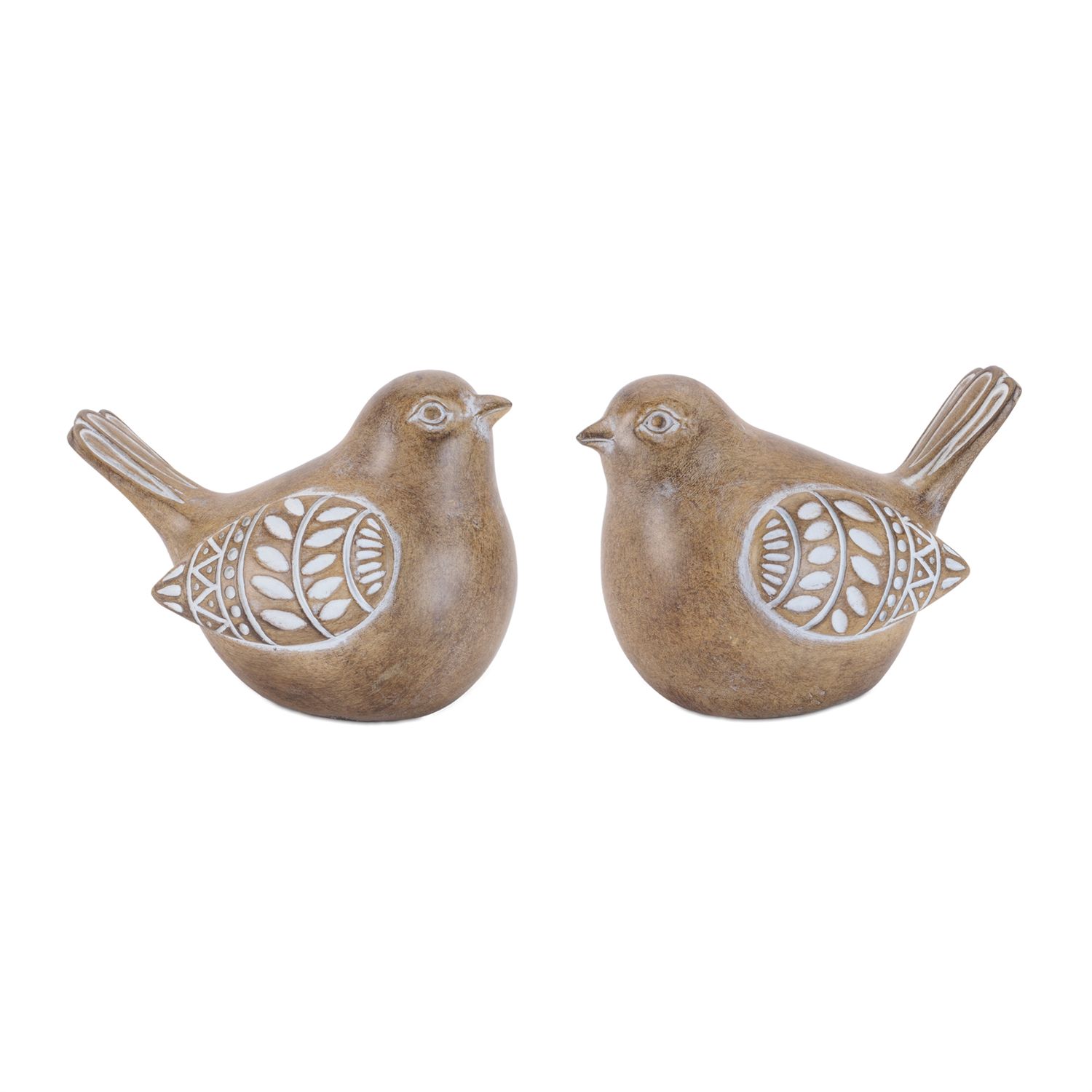 Carved Wing Birds
