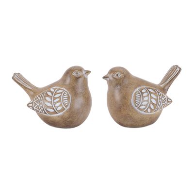 Carved Wing Birds
