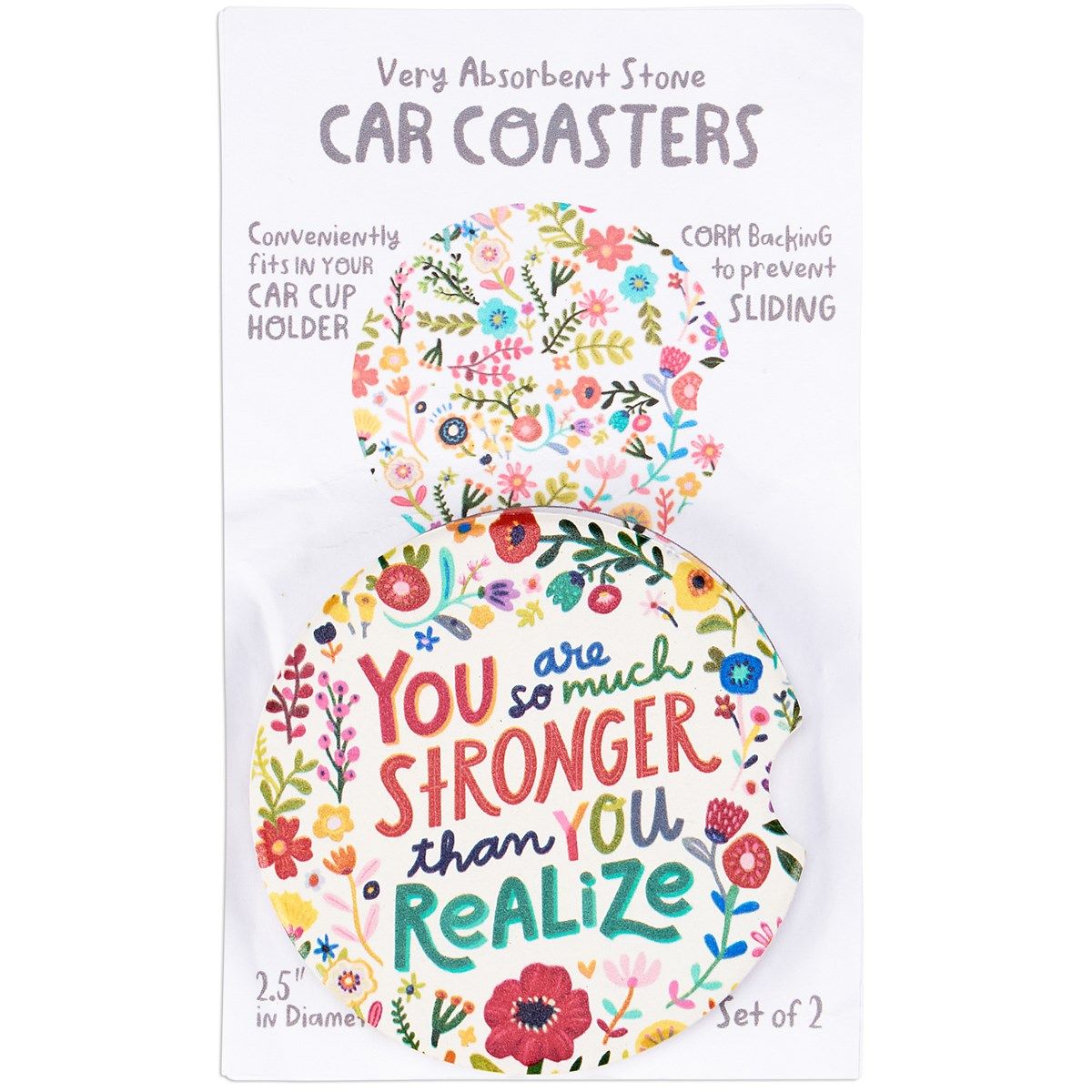 Happy Car Coasters