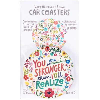 Happy Car Coasters