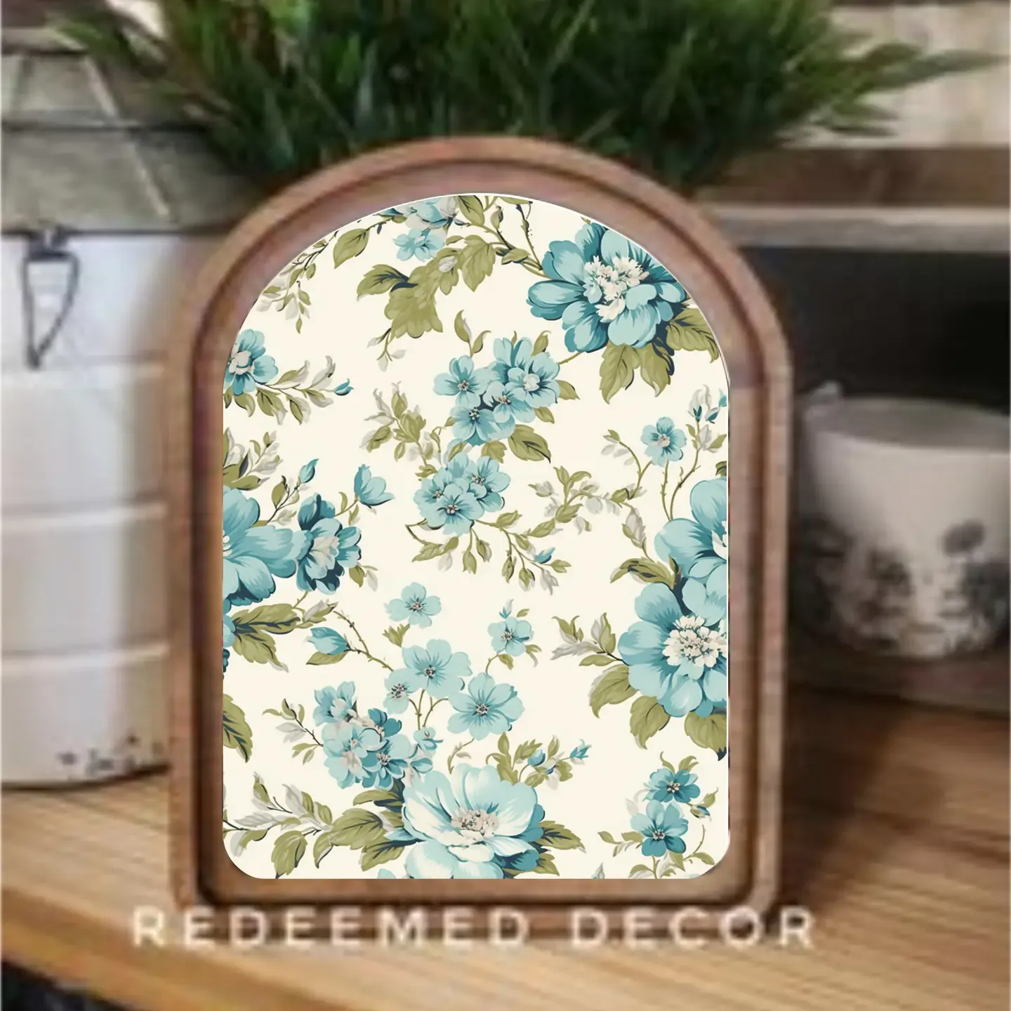 Light Blue Floral