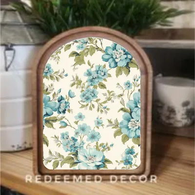 Light Blue Floral