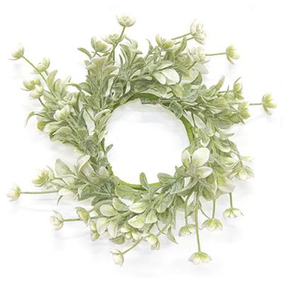 2.5 &quot; White Lavender Buds Candle Ring