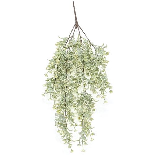26&quot; White Lavender Buds Hanging Bush