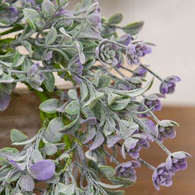 3.5&quot; Dusk Lavender Buds Candle Ring