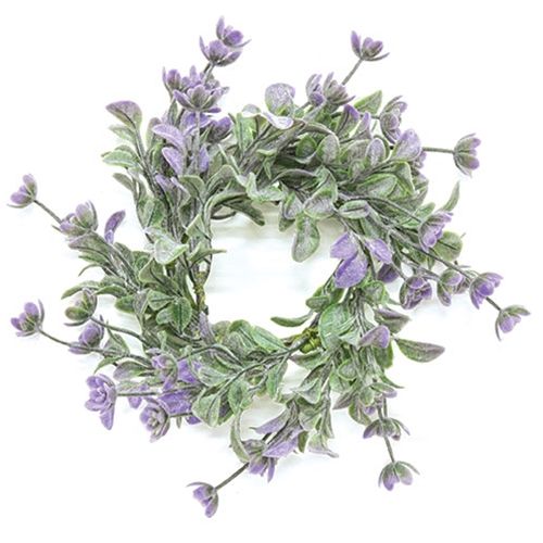 2.5&quot; Dusk Lavender Buds Candle Ring