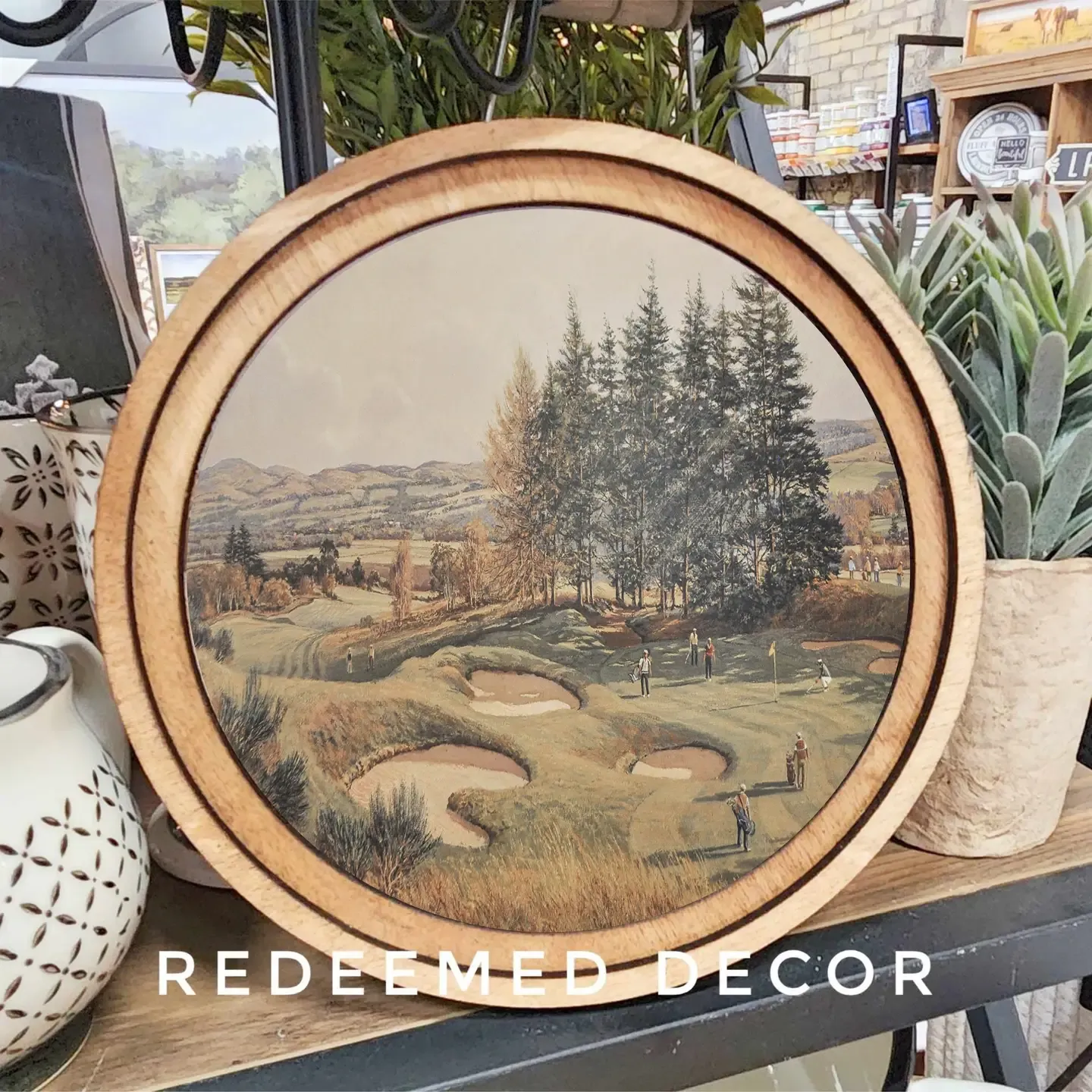 Golf Art Round