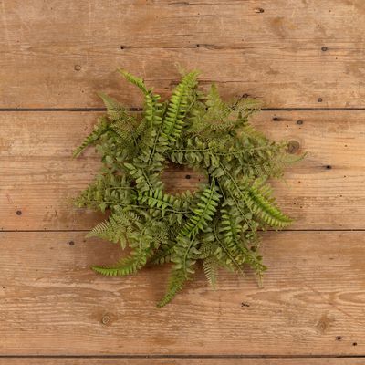 14&quot; Mixed Fern Candle Ring