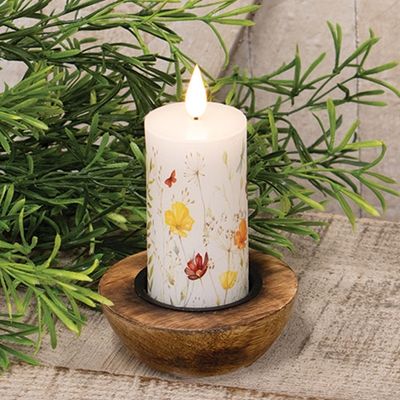 Wildflowers Timer Votive