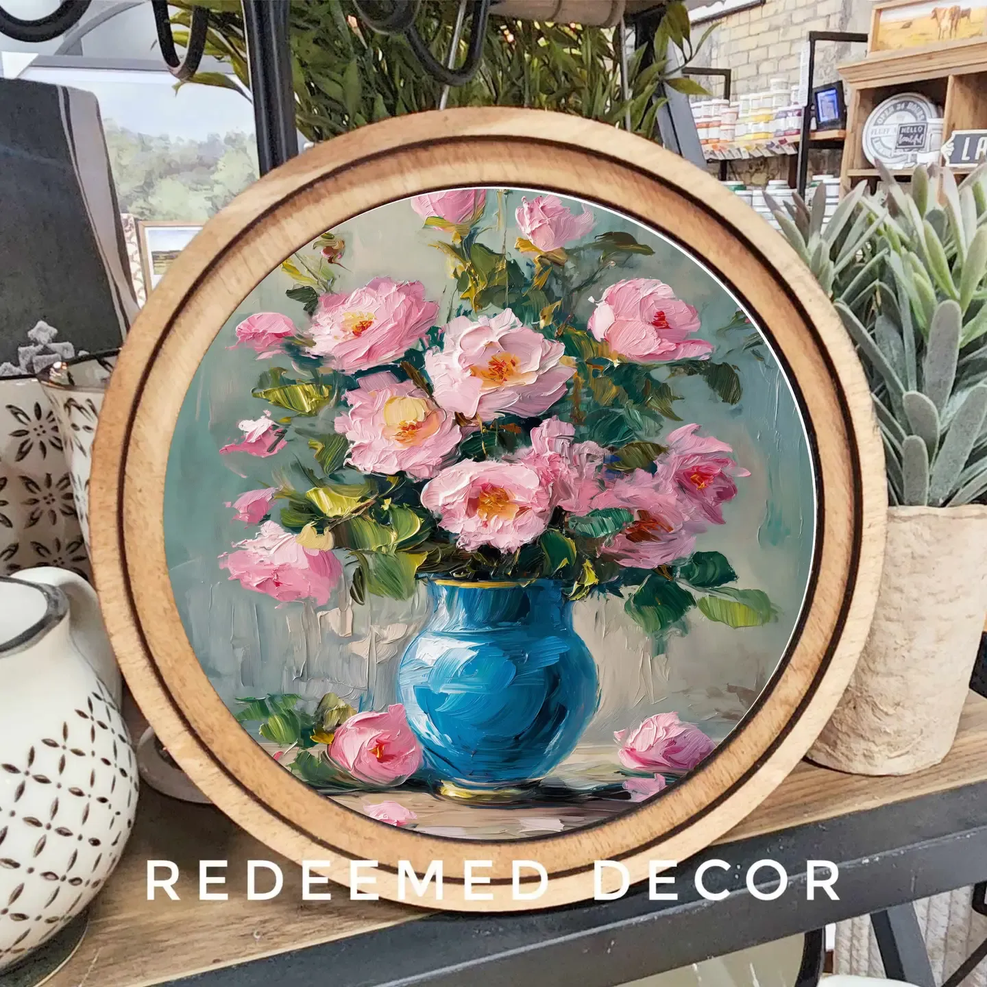 Vintage Roses Round