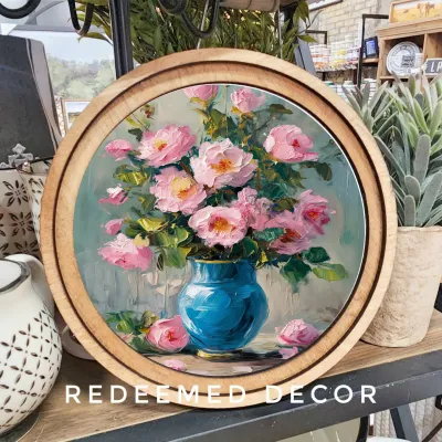 Vintage Roses Round