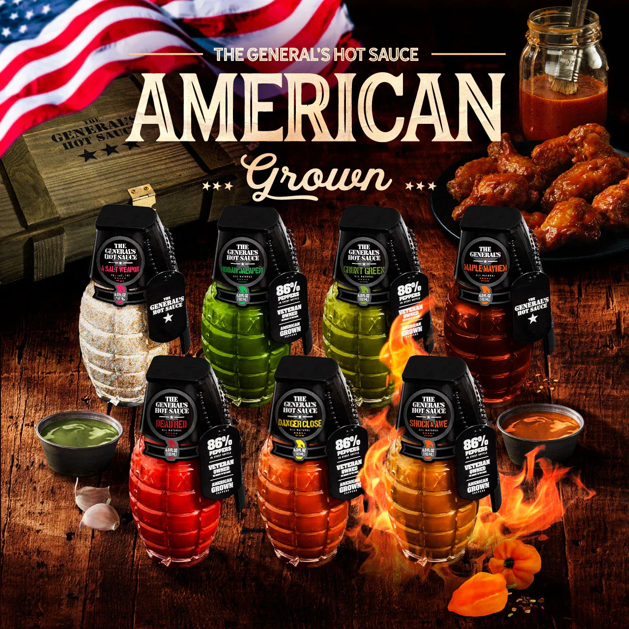 The General&#39;s Hot Sauces