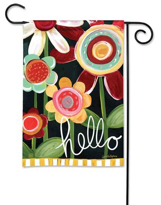 Playful Petals Garden Flag
