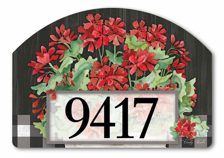 Sweet Home Geraniums Yard DeSign