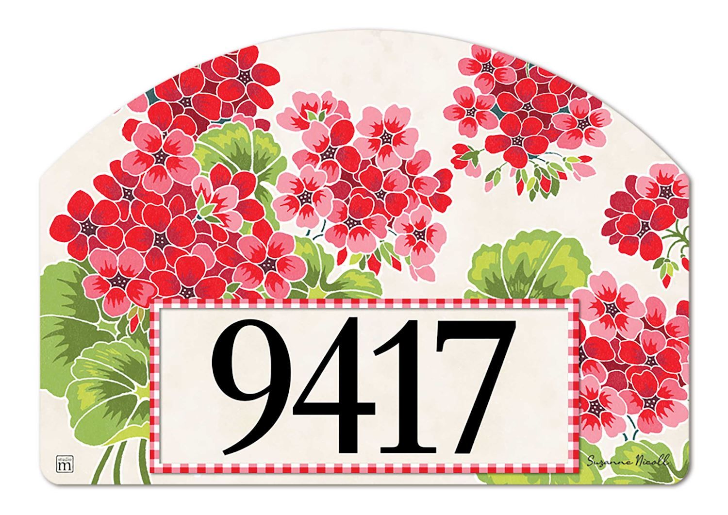 Gingham Geranium Yard DeSign