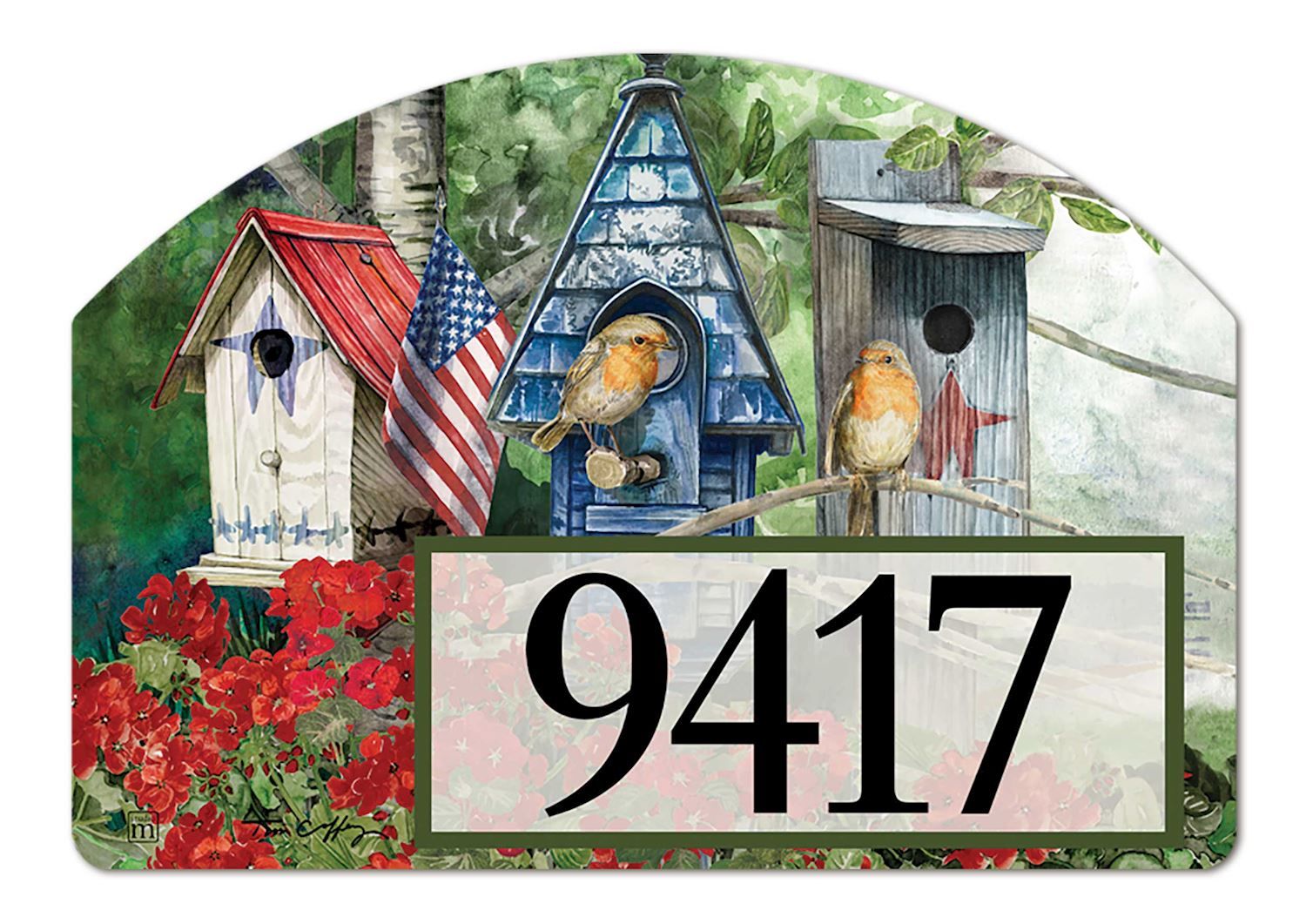 Nature Home Patriotic Yard DeSign