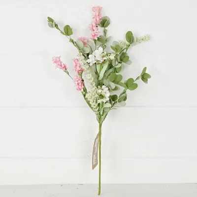 19&quot; Pink Mountain Flowers Bush
