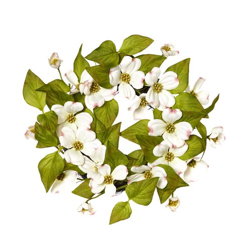 10&quot; Dogwood Candle Ring