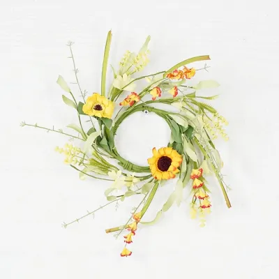 3.5&quot; Yellow Daisy Mountain Flowers Ring