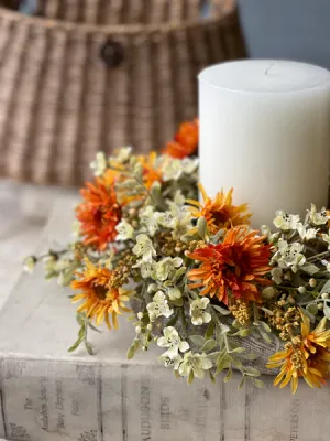 6&quot; Autumn Embrace Candle Ring