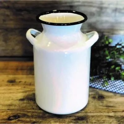 Enamel Milk Can