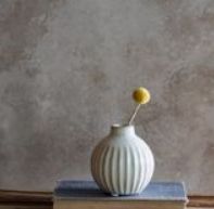 4&quot; White Ceramic Vase