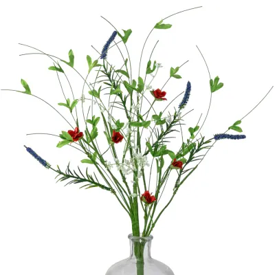 18&quot; Wispy Patriotic Spray