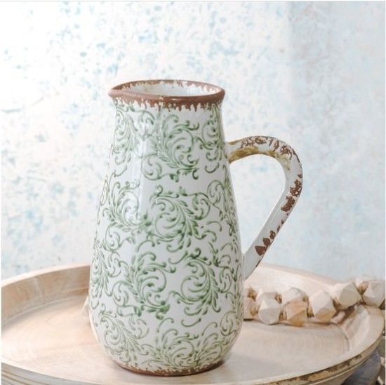 Green Heirloom Pitcher