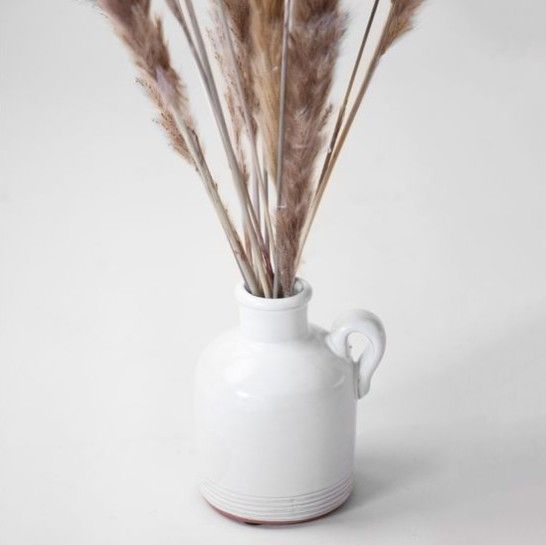 5&quot; White Jug Vase