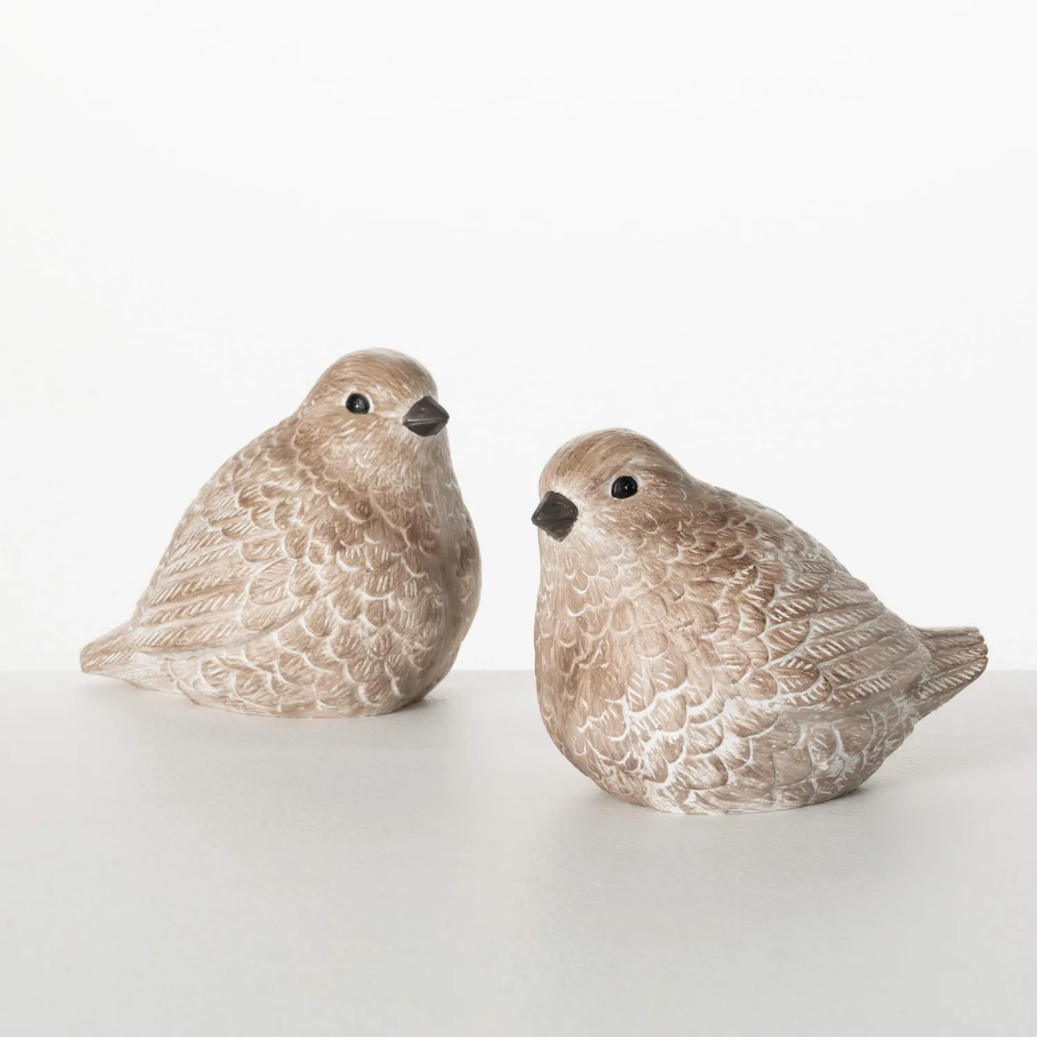 Brown Resin Birds