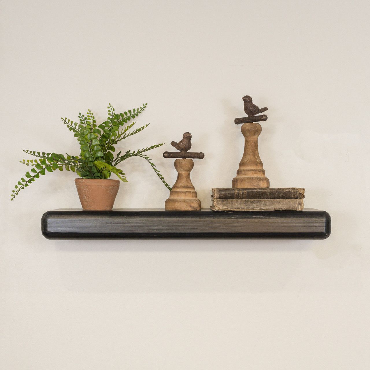 Black Plank Shelf