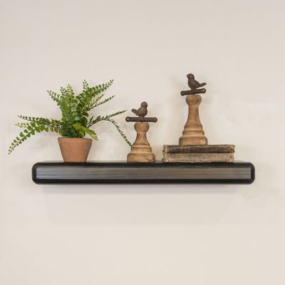 Black Plank Shelf