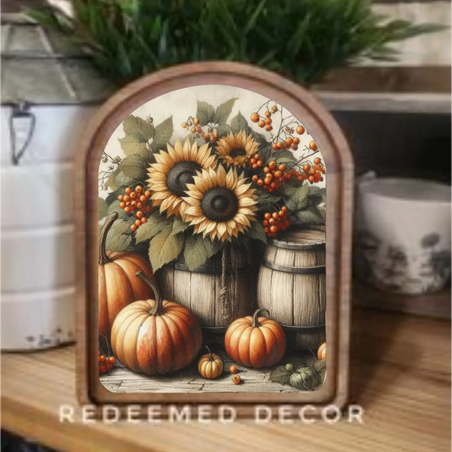 Sunflower Barrel