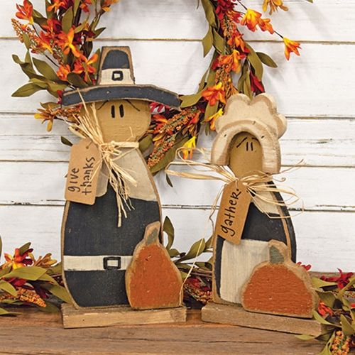 Rustic Wood Pilgrims