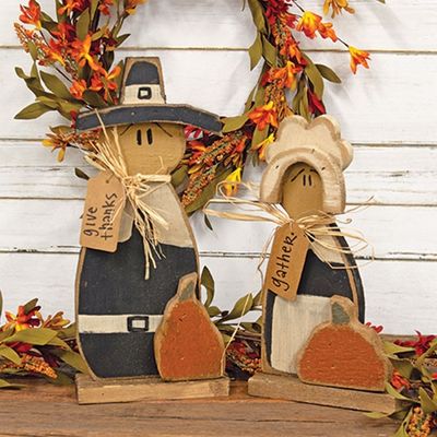 Rustic Wood Pilgrims