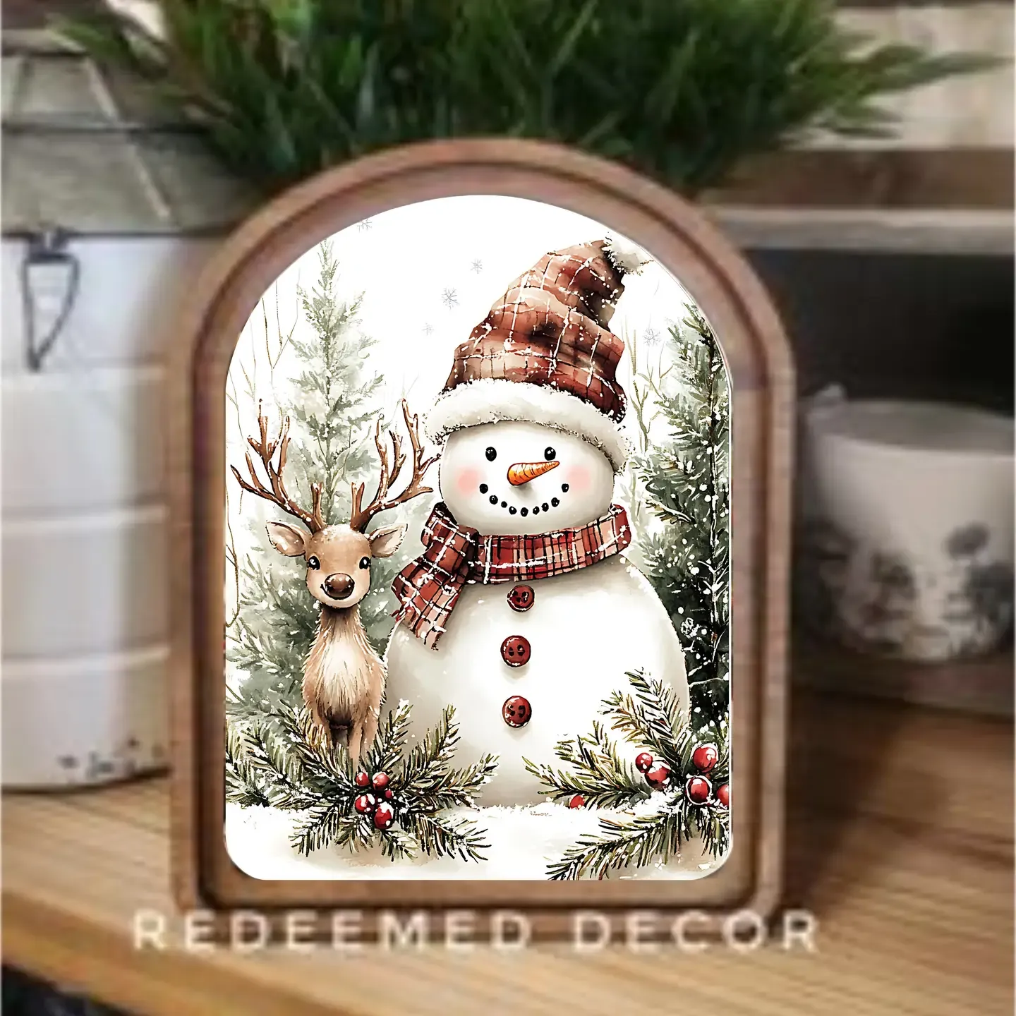 Snowman Deer