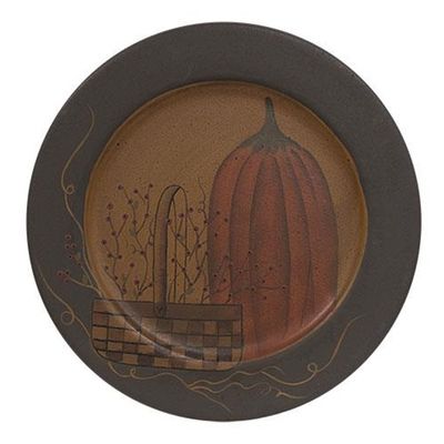 Pumpkin and Basket Plate