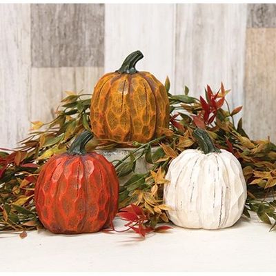 Carved Look Pumpkins