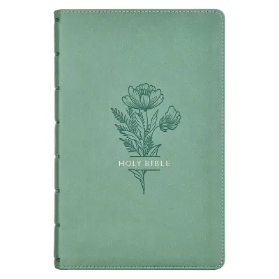 KJV Teal Flower