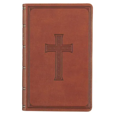 KJV Embossed Cross