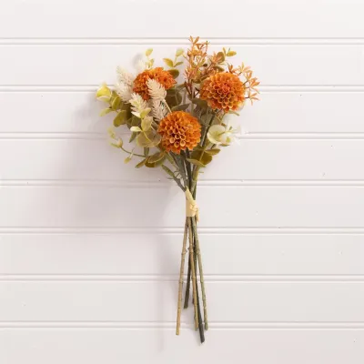 12" Orange Mum Bundle