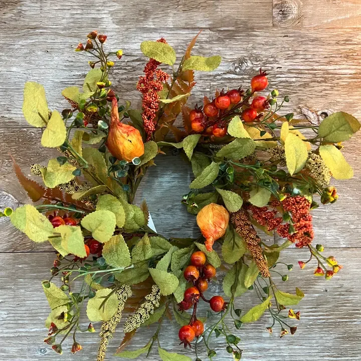 4.5&quot; Autumn Cheer Candle Ring