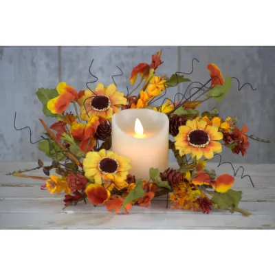4.5&quot; Autumn Harvest Candle Ring