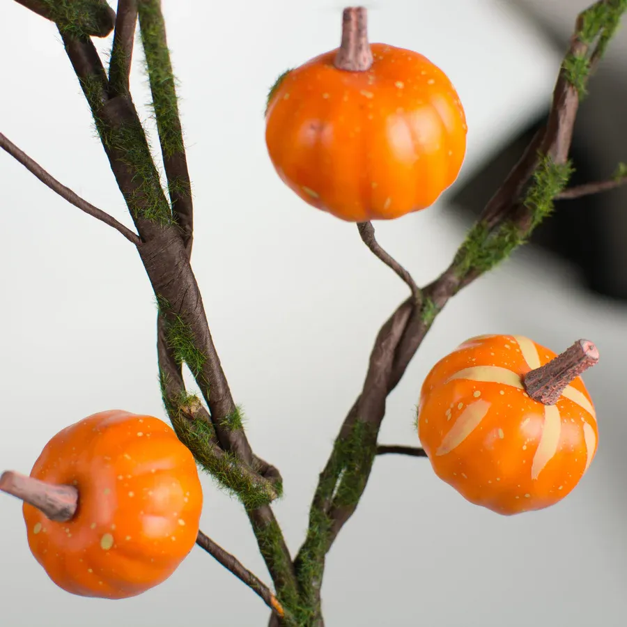 29&quot; Pumpkin Branch Spray