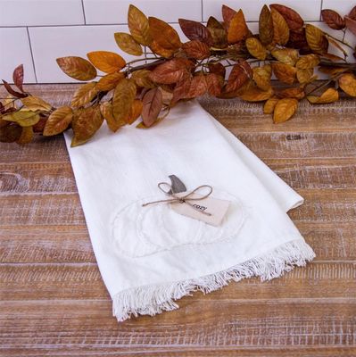 Raggedy Pumpkins Tea Towel