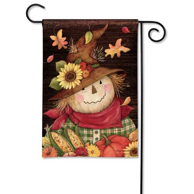 Autumn Scarecrow Garden Flag