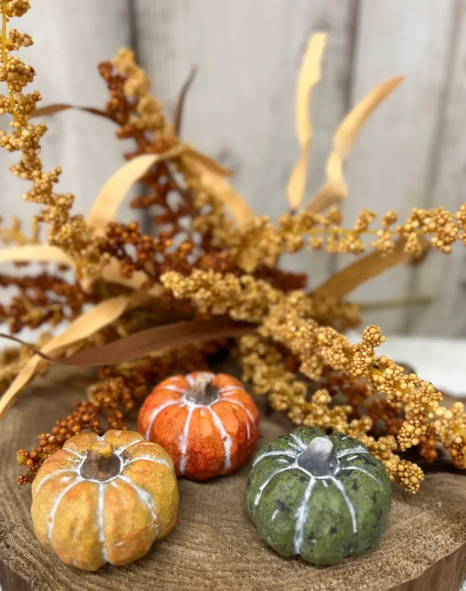 Set of 3 Mini Pumpkins