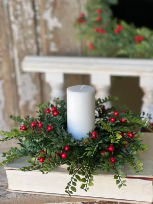 16&quot; Lively Berry Candle Ring