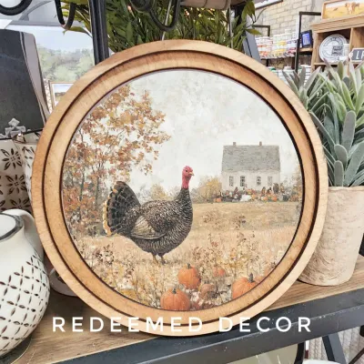 Thanksgiving Turkey Round